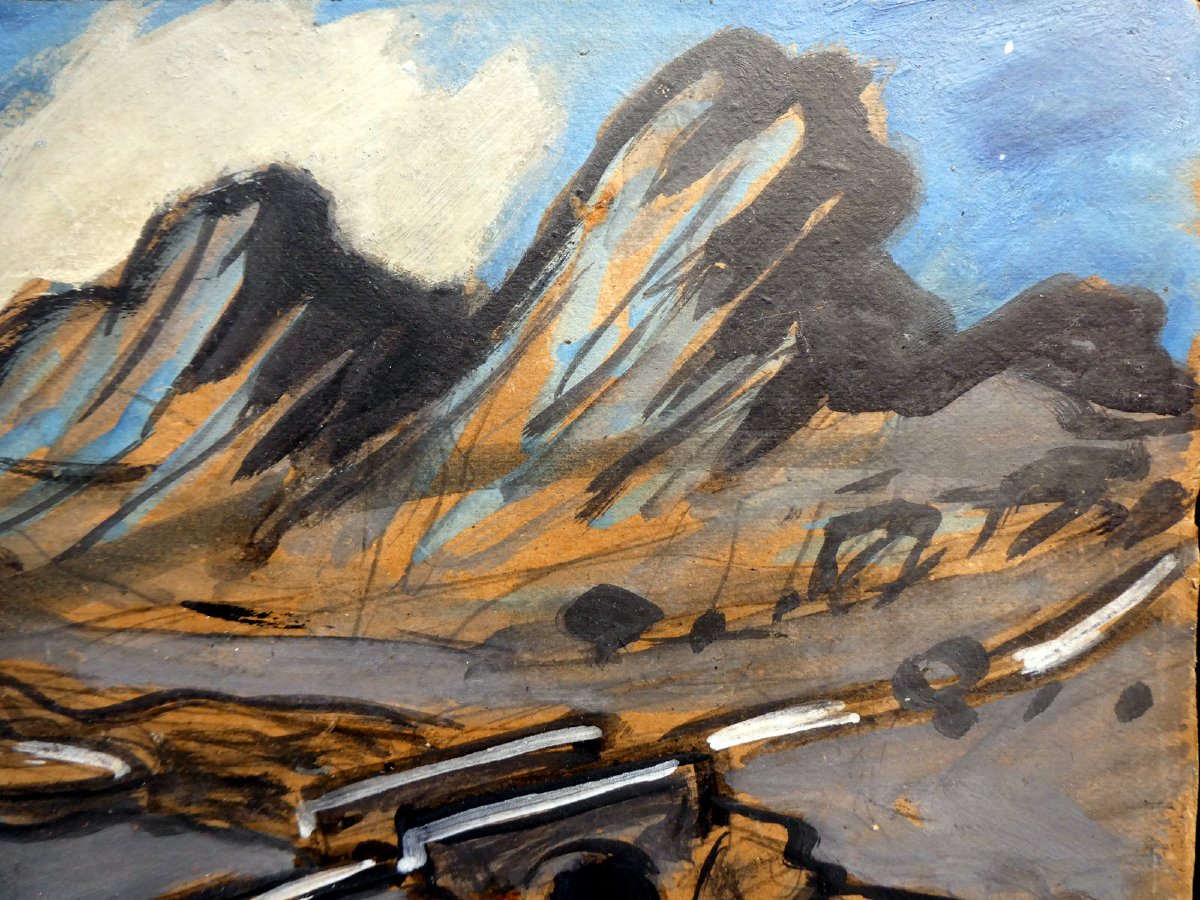 Auguste Chabaud (1882–1955) The White Road In The Alpilles-photo-3