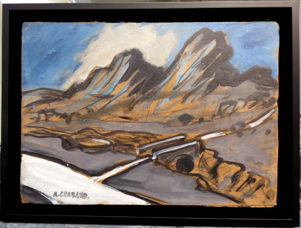 Auguste Chabaud (1882–1955) The White Road In The Alpilles-photo-5