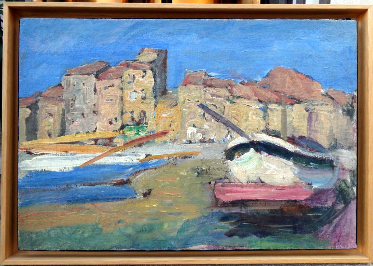 René Seyssaud (1867-1952) Le port de Cassis en 1895-photo-2