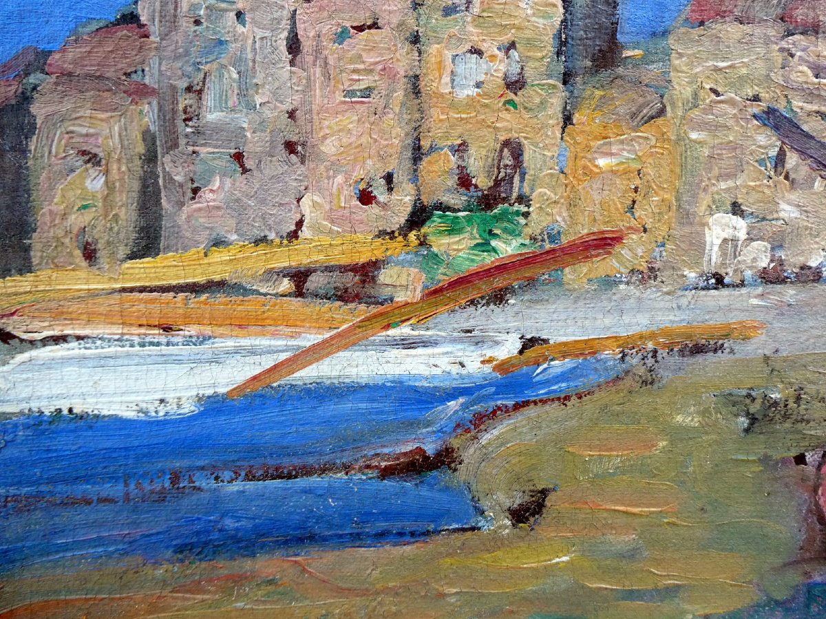 René Seyssaud (1867-1952) Le port de Cassis en 1895-photo-1