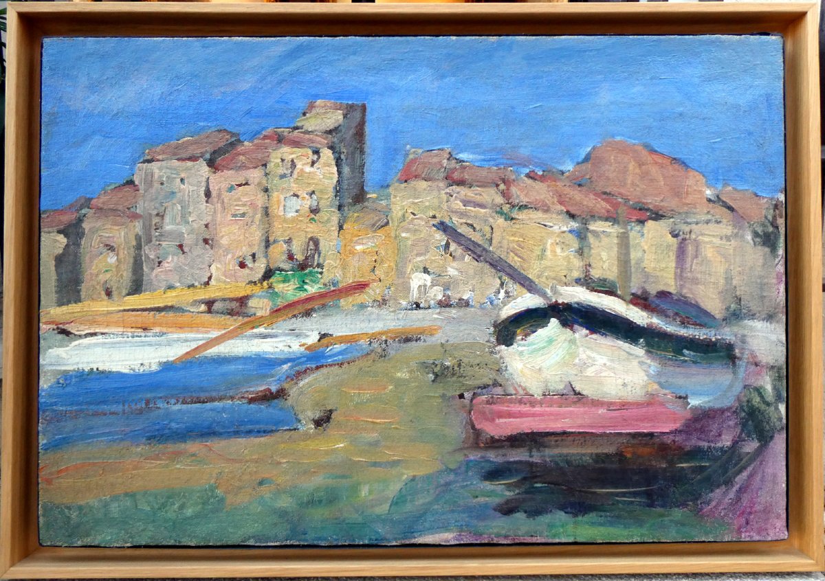 René Seyssaud (1867-1952) Le port de Cassis en 1895-photo-6