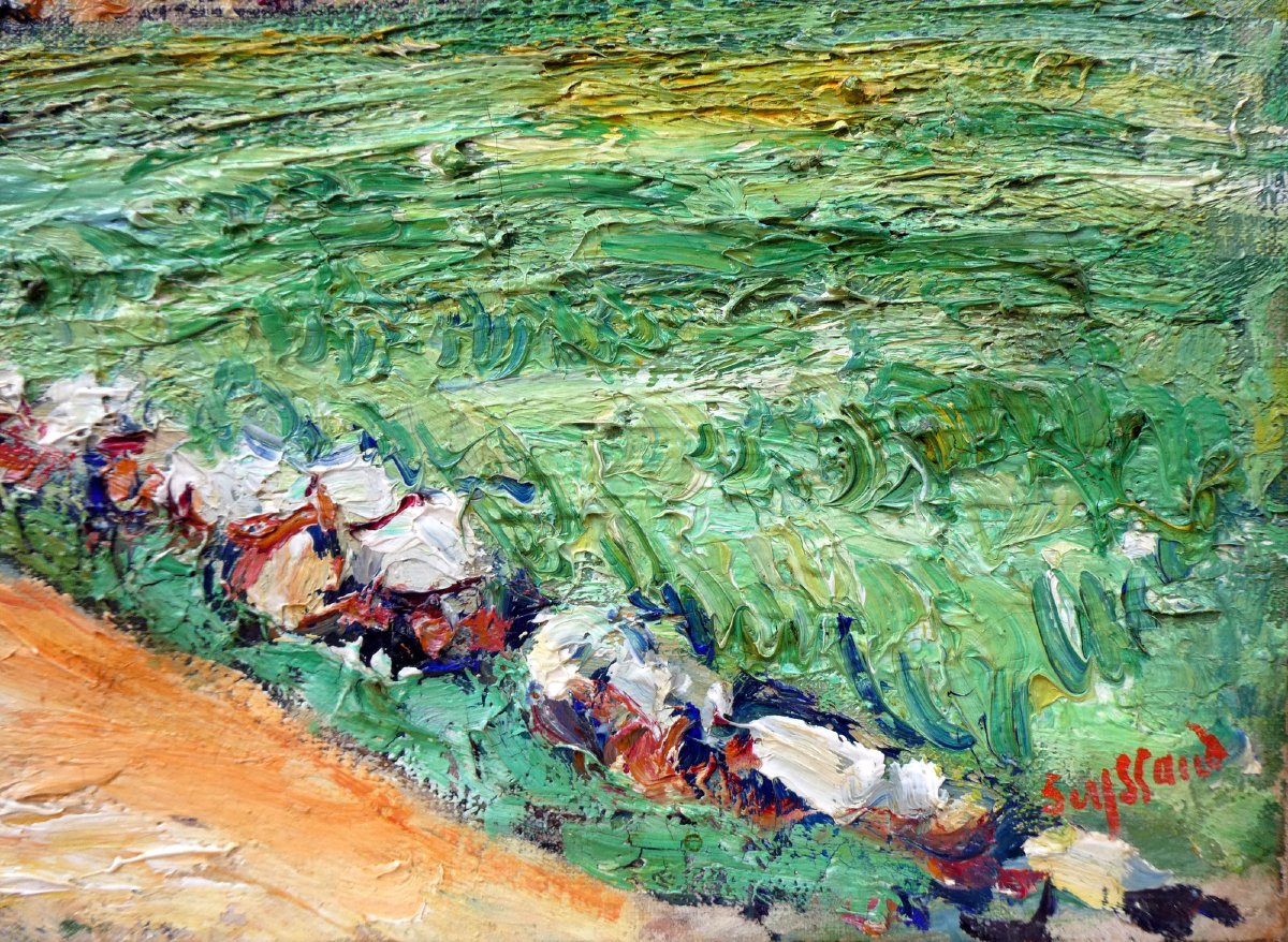 René Seyssaud (1867–1952) Village In Provence-photo-1