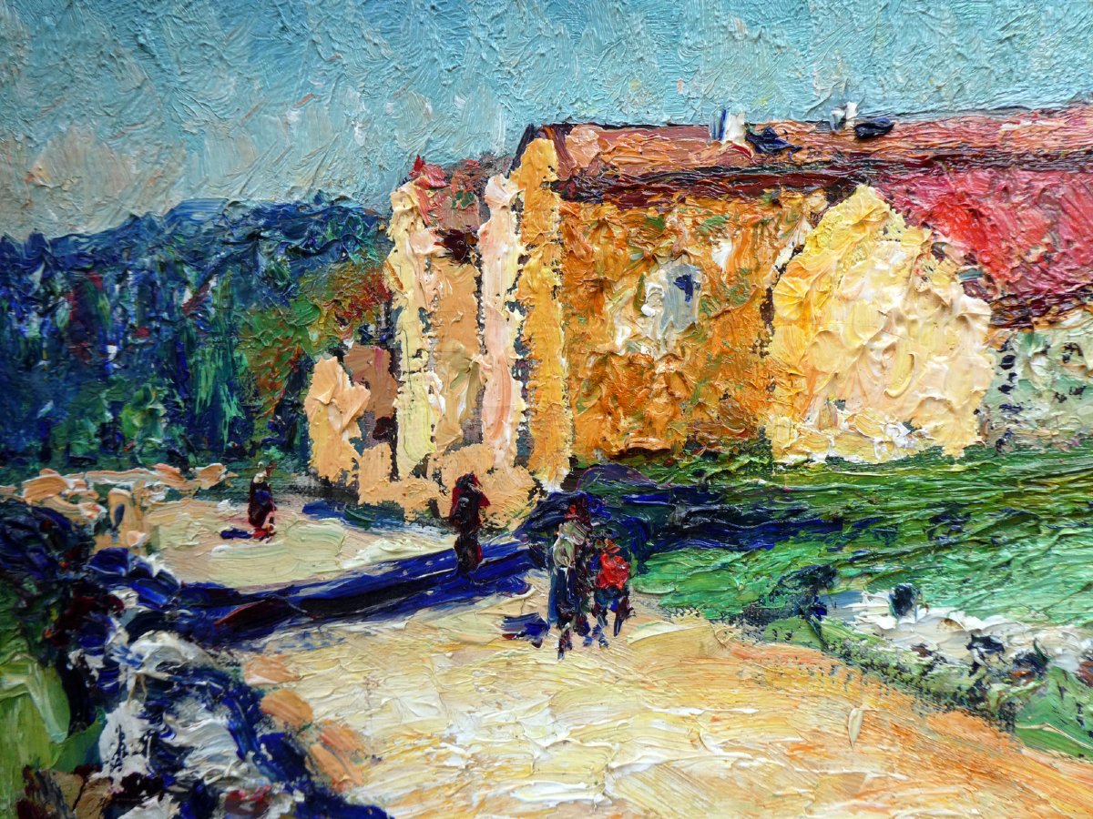 René Seyssaud (1867–1952) Village In Provence-photo-2