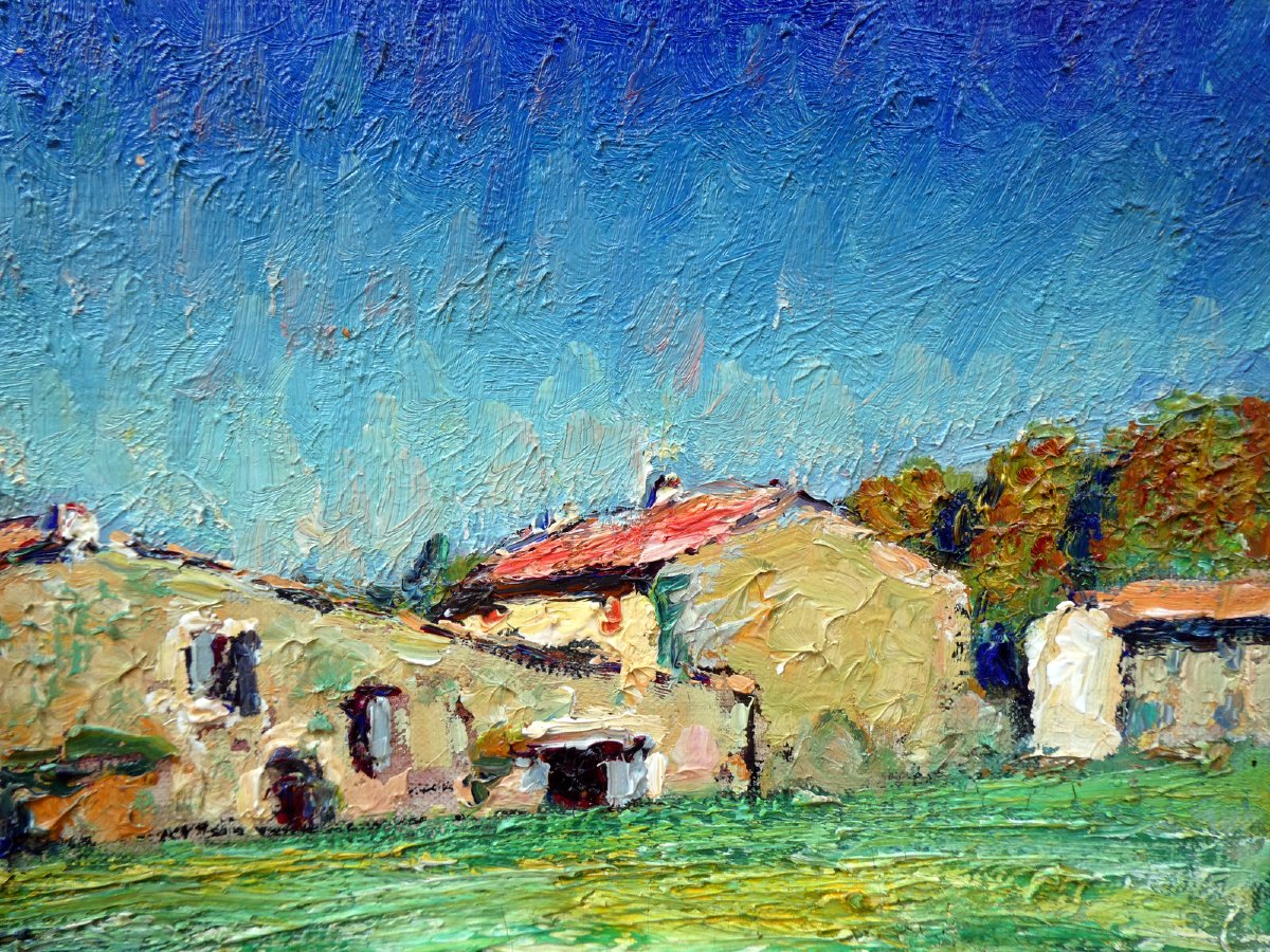René Seyssaud (1867–1952) Village In Provence-photo-5