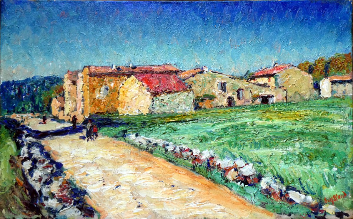 René Seyssaud (1867–1952) Village In Provence