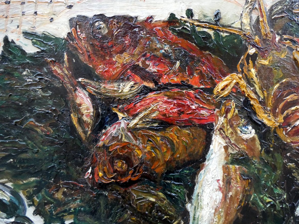 Marcel Leprin (1891–1933) Still Life With Fish From La Bouillabaisse -photo-3