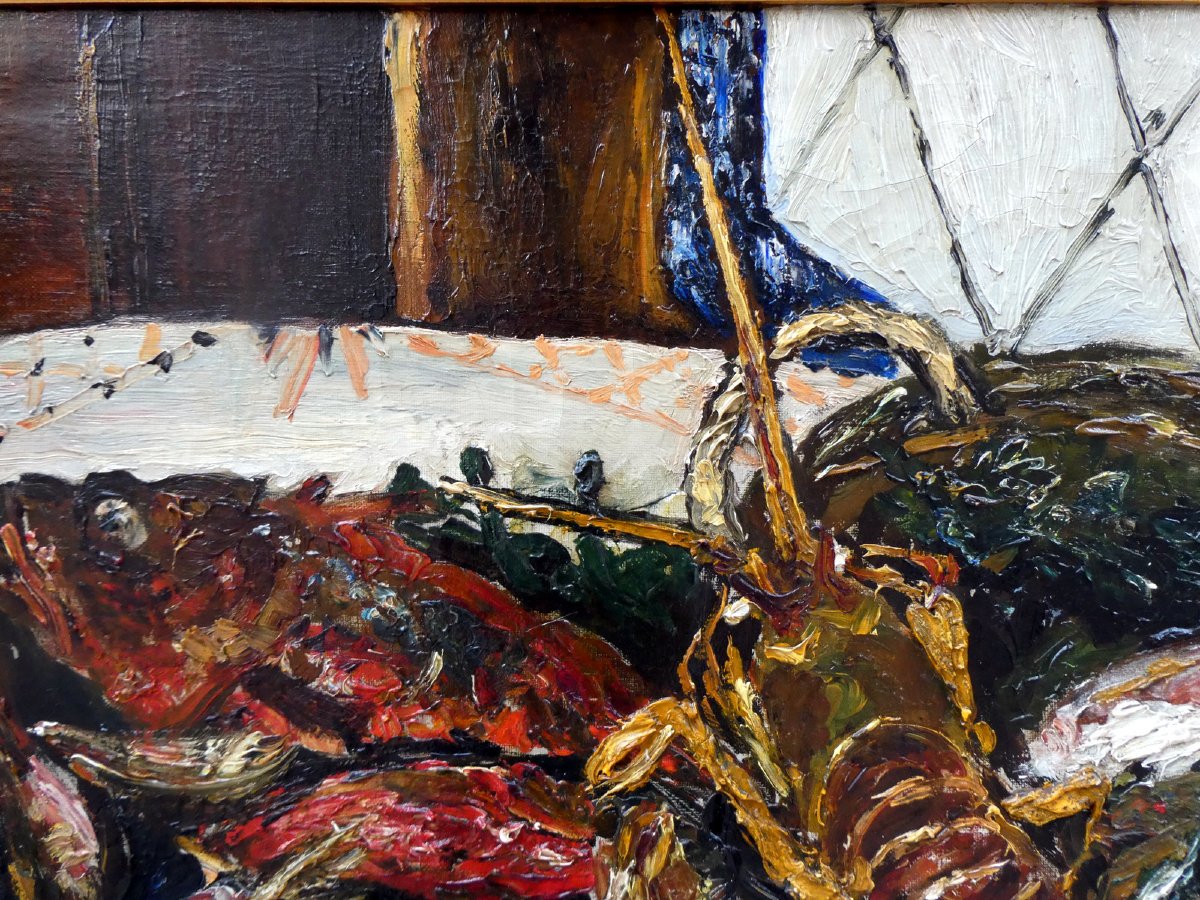 Marcel Leprin (1891–1933) Still Life With Fish From La Bouillabaisse -photo-5