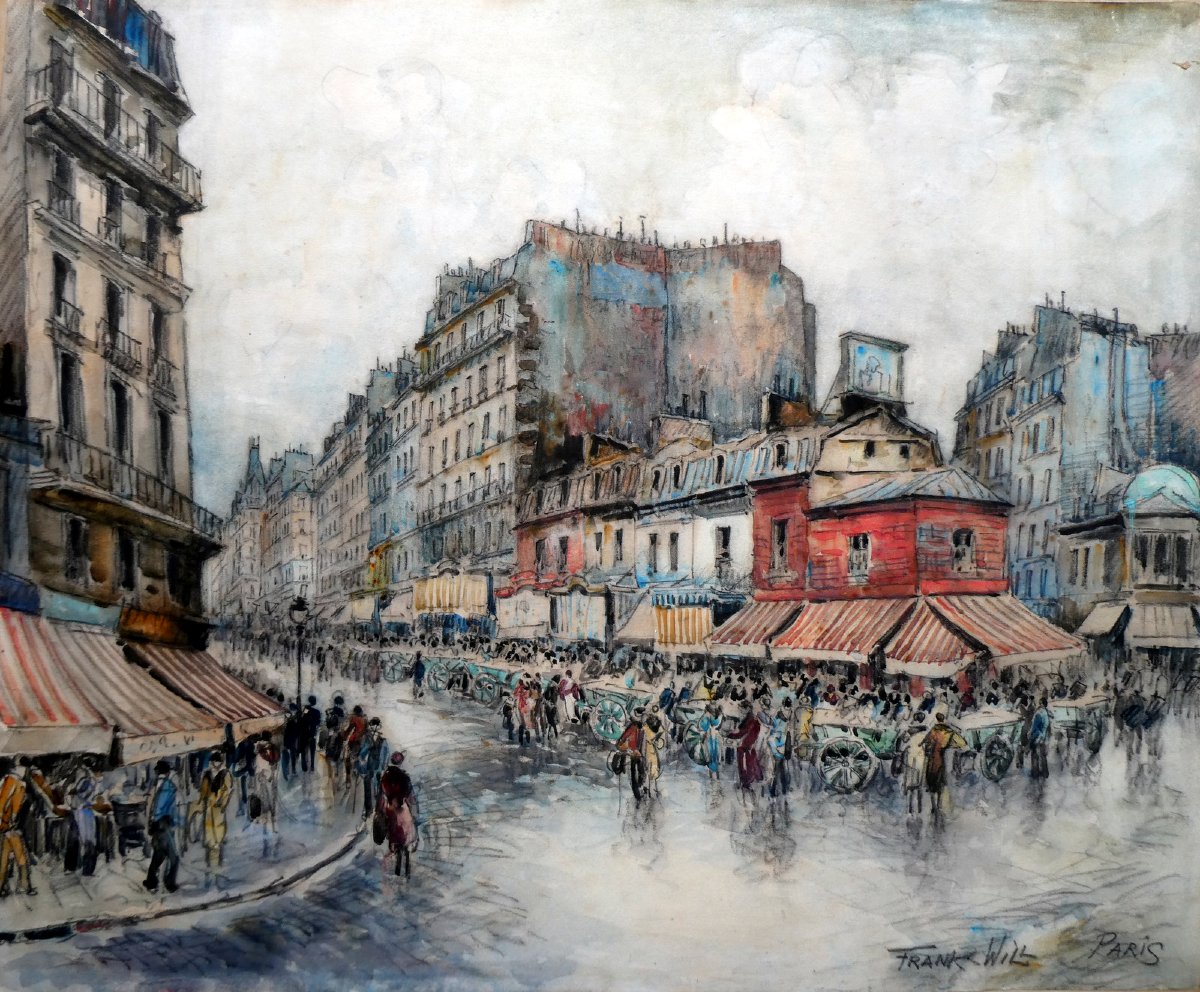 Frank-will (1900–1950) Market In Paris