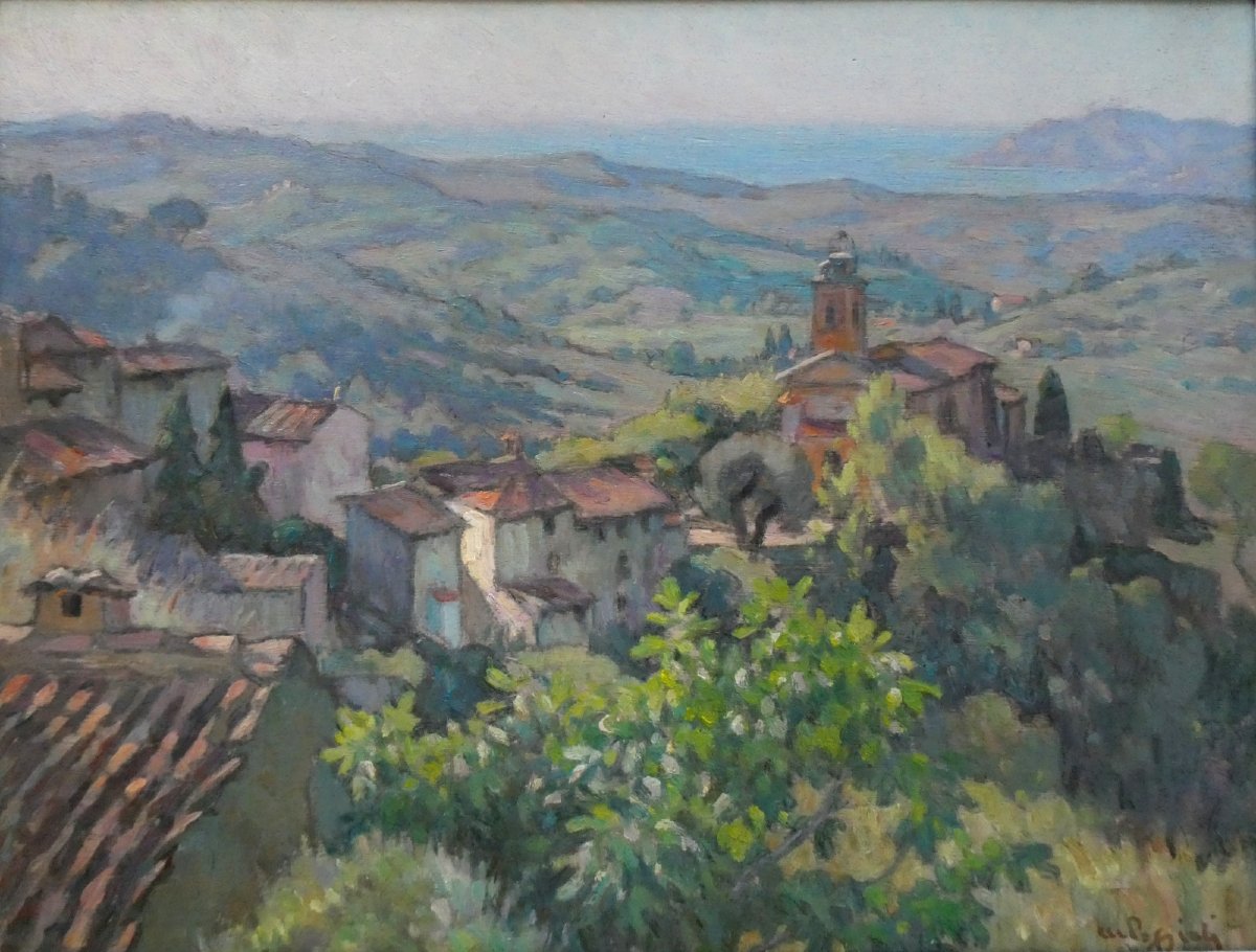 Marcel Dominique Poggioli (1882–1969) Magagnosc, Grasse, In 1943