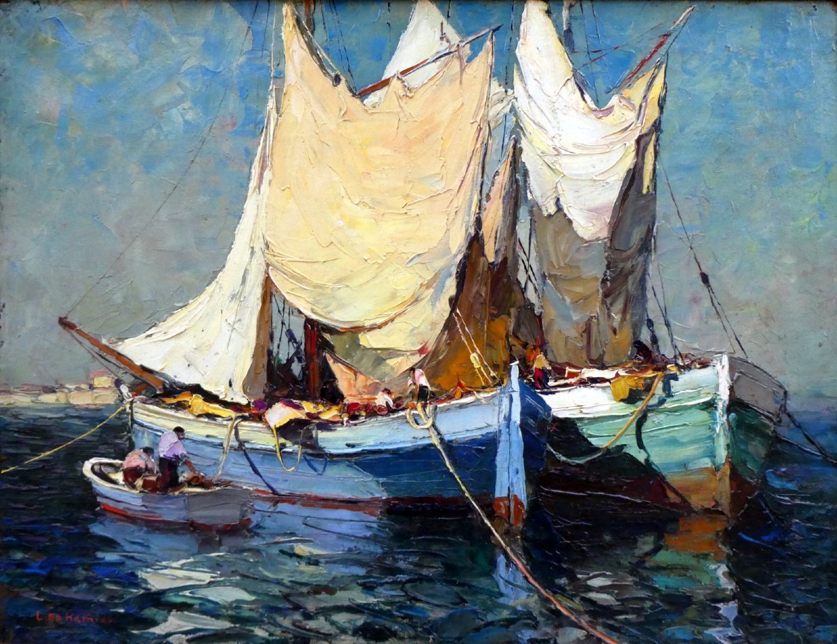 Louis Bonamici (1878–1966) The Two Tartans