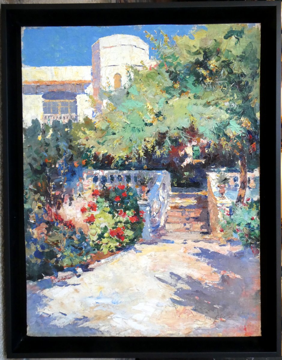 Gilbert Galland (1870-1950) Le Pavillon fleuri -photo-2