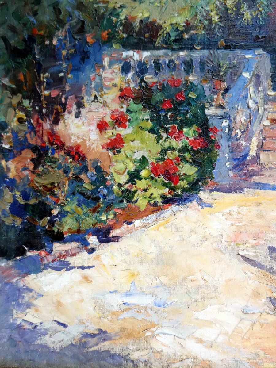 Gilbert Galland (1870-1950) Le Pavillon fleuri -photo-4