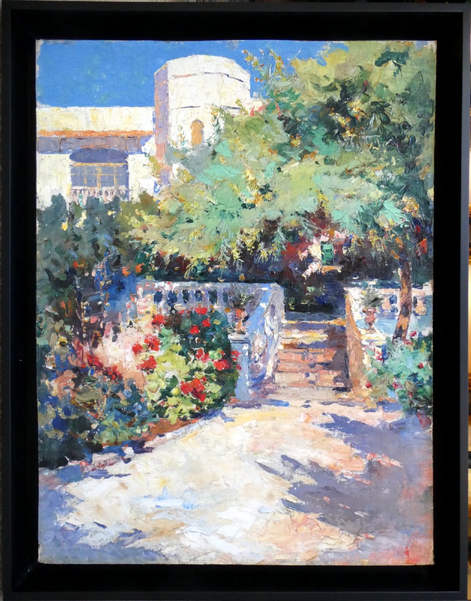Gilbert Galland (1870-1950) Le Pavillon fleuri -photo-6