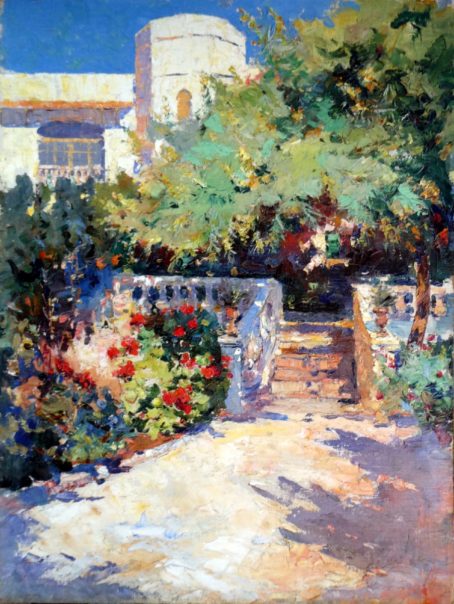 Gilbert Galland (1870-1950) Le Pavillon fleuri -photo-7