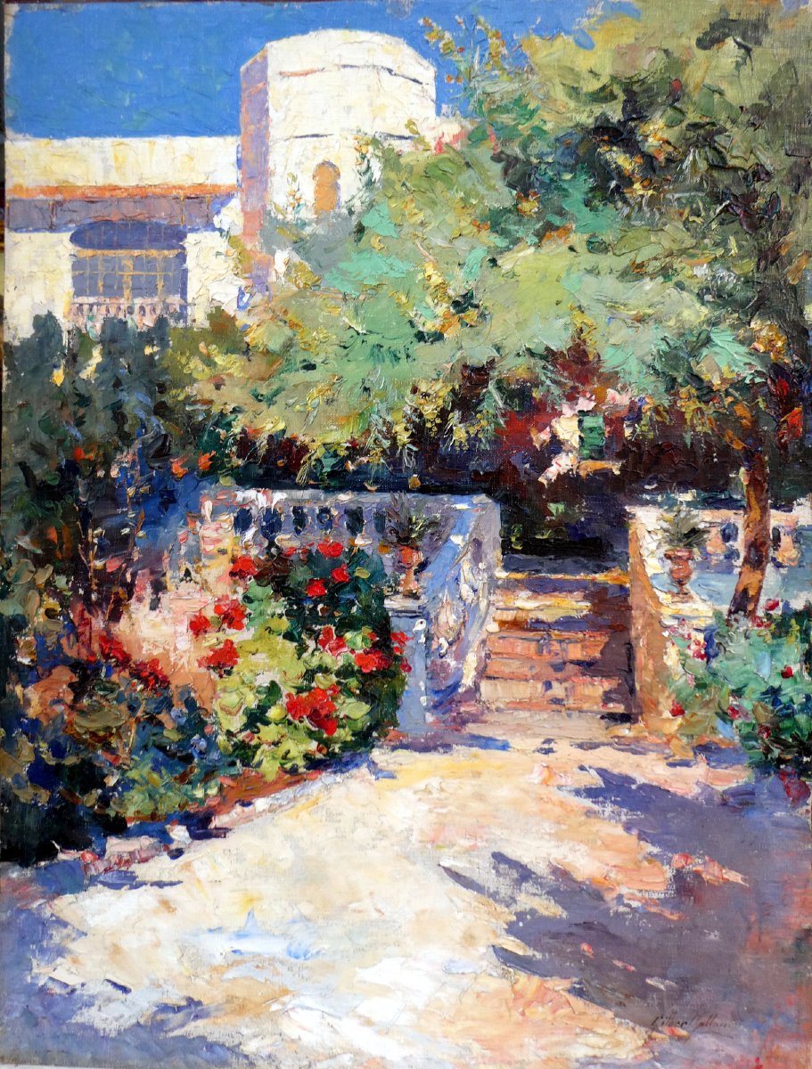 Gilbert Galland (1870-1950) Le Pavillon fleuri 