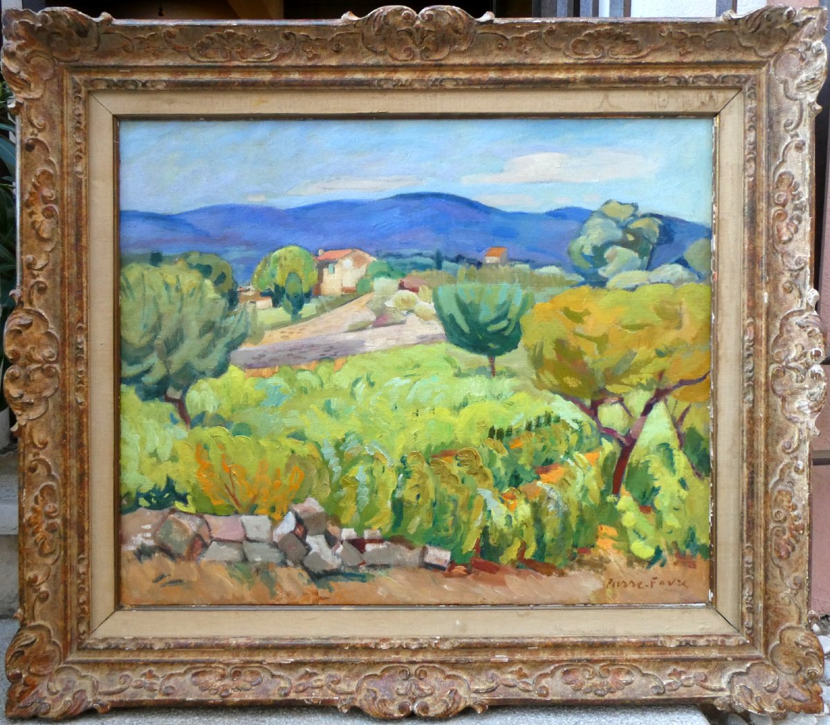 Pierre Favre (1906-1983) Paysage aux environs de La Ciotat-photo-2