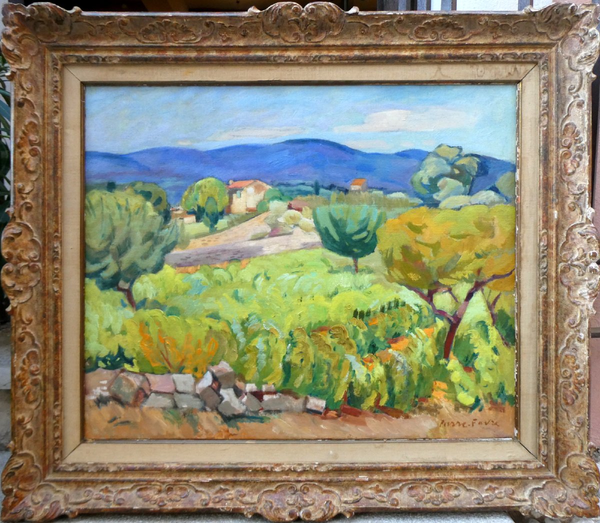Pierre Favre (1906-1983) Paysage aux environs de La Ciotat-photo-4