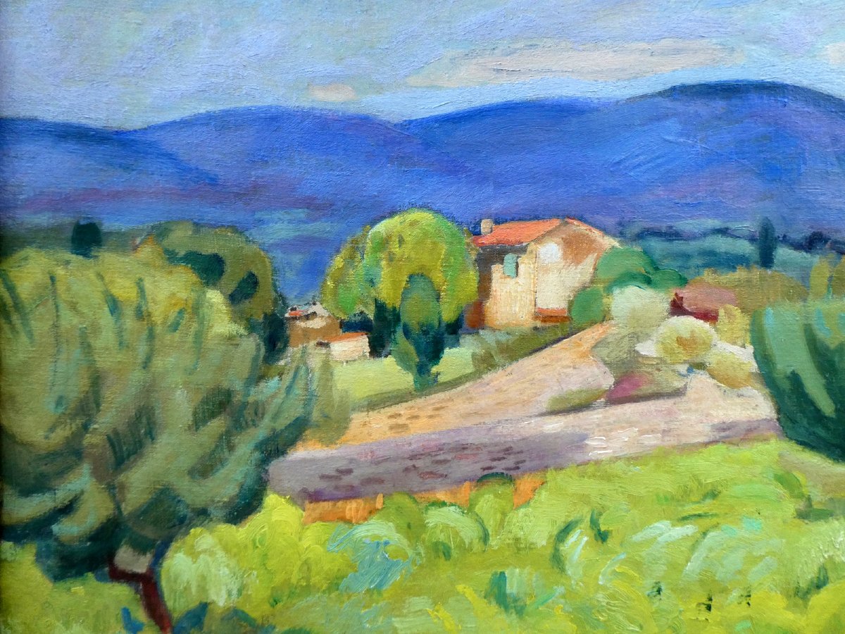 Pierre Favre (1906-1983) Paysage aux environs de La Ciotat-photo-1