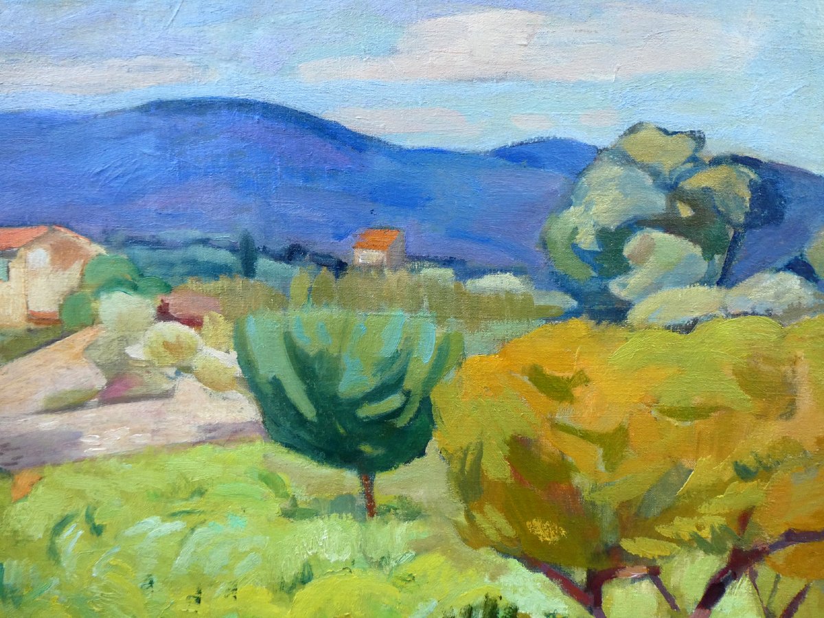 Pierre Favre (1906-1983) Paysage aux environs de La Ciotat-photo-2
