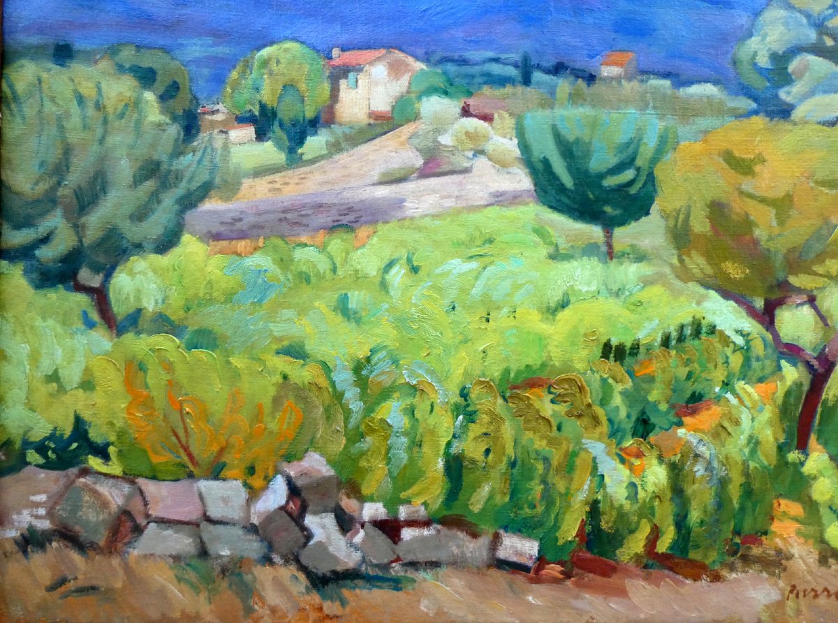 Pierre Favre (1906-1983) Paysage aux environs de La Ciotat-photo-3