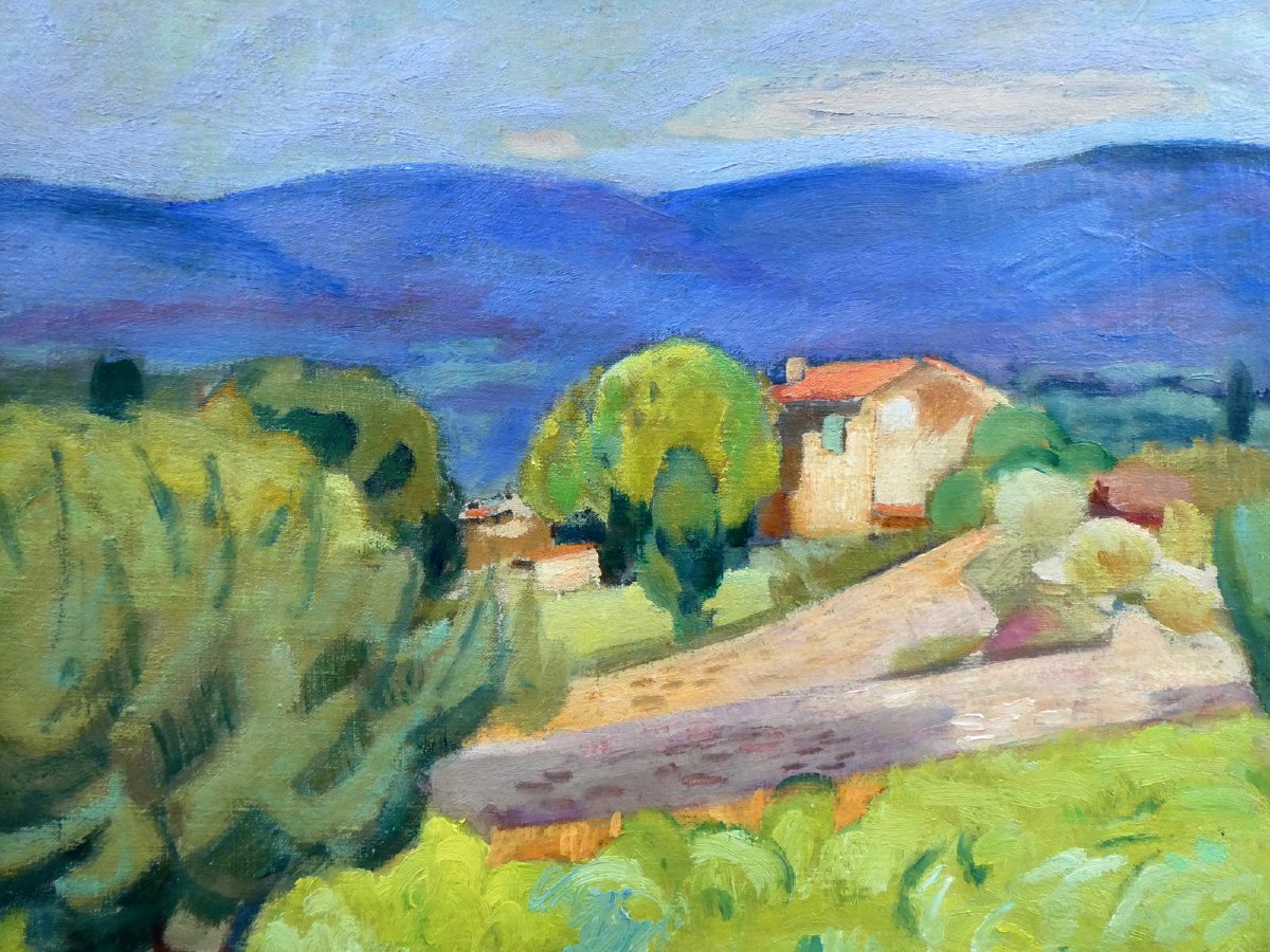Pierre Favre (1906-1983) Paysage aux environs de La Ciotat-photo-4