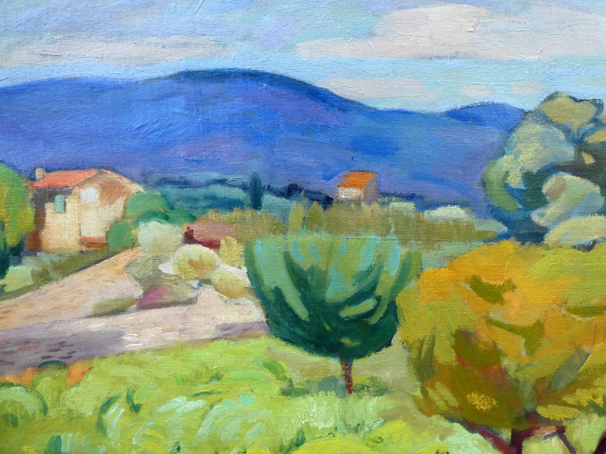 Pierre Favre (1906-1983) Paysage aux environs de La Ciotat-photo-5