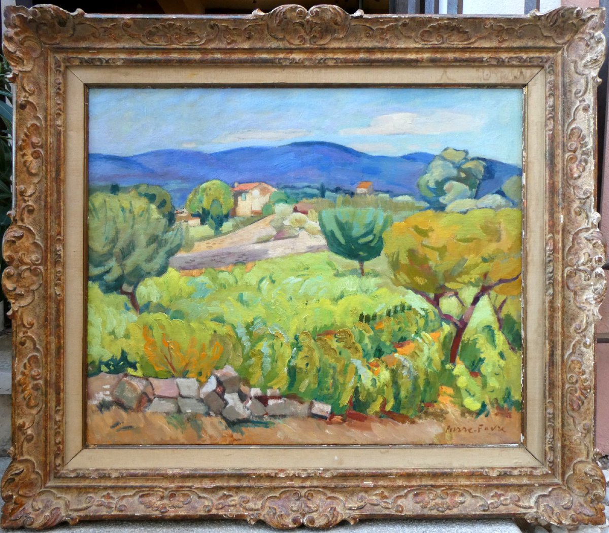 Pierre Favre (1906-1983) Paysage aux environs de La Ciotat-photo-7