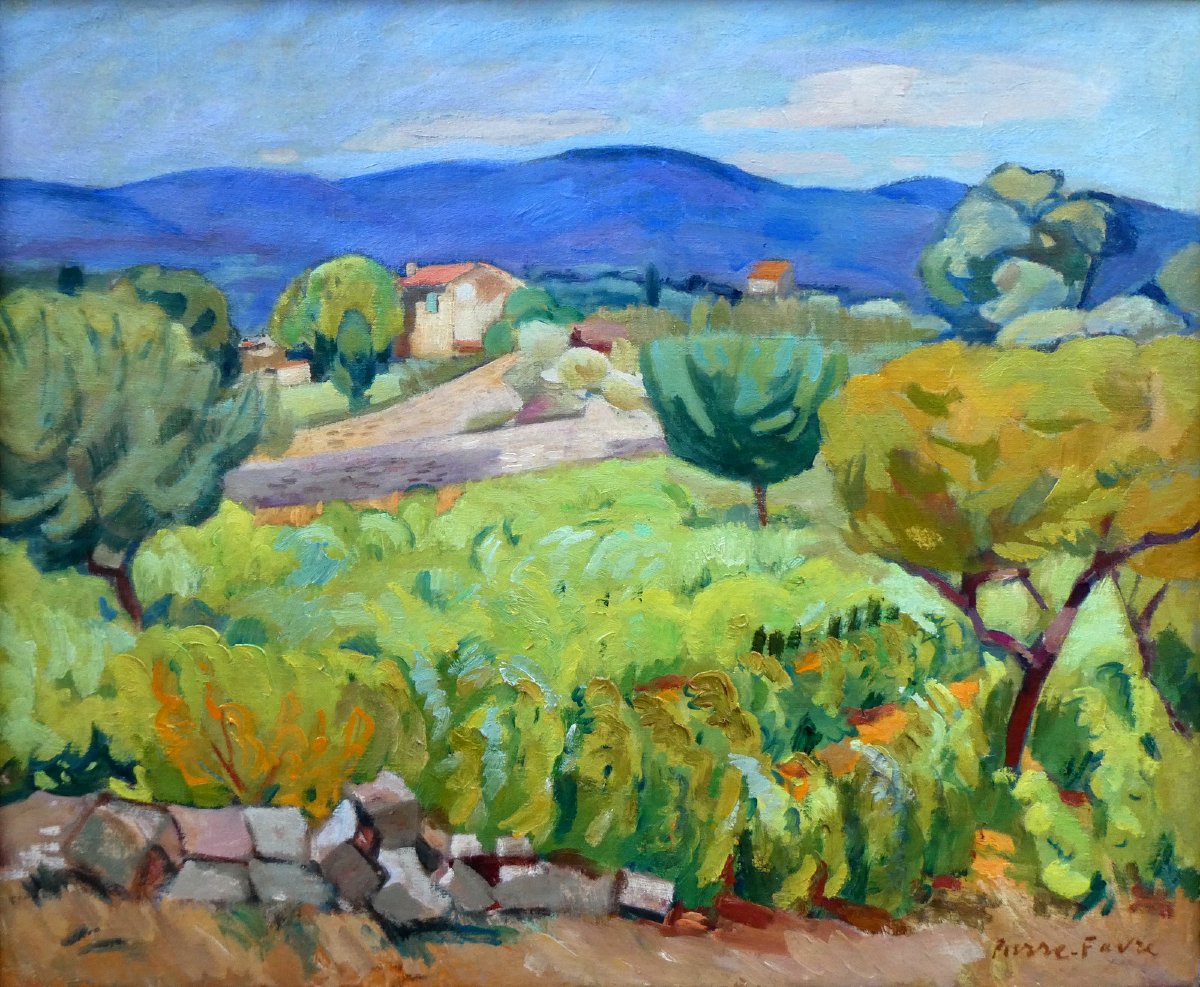 Pierre Favre (1906-1983) Paysage aux environs de La Ciotat