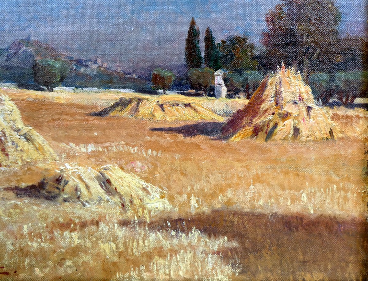 Etienne Robert (1875–1959), Landscape With Haystacks -photo-1