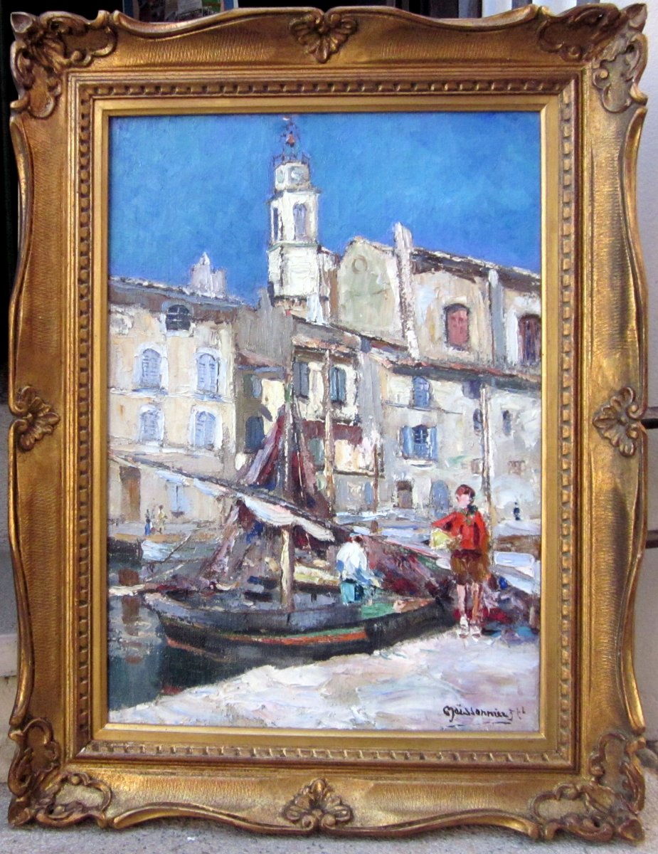 Joseph Meissonnier (1864-1943) Retour De Pêche à Martigues