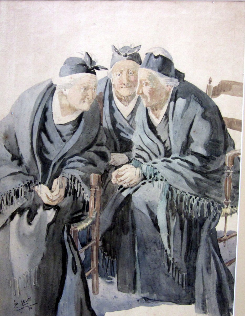 Léo Lelée (1872-1947) The Three Arlésiennes