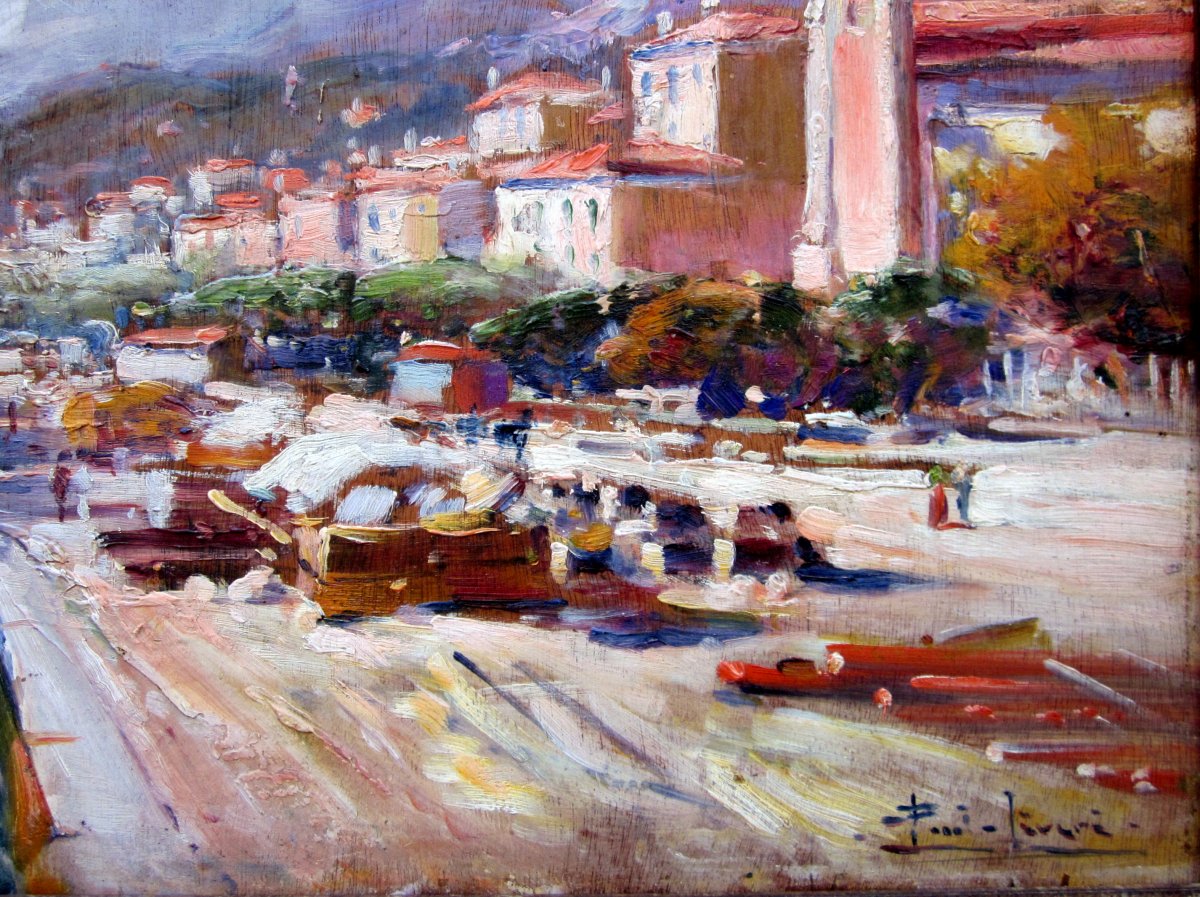 Paul Levéré (1875-1949)  l'Estaque - Marseille-photo-4