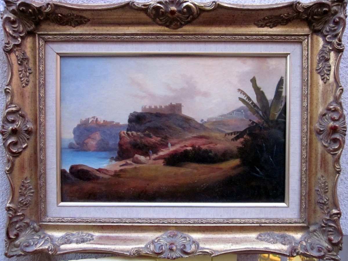 Honoré Boze (1830-1909) Oriental Landscape - Algeria-photo-1