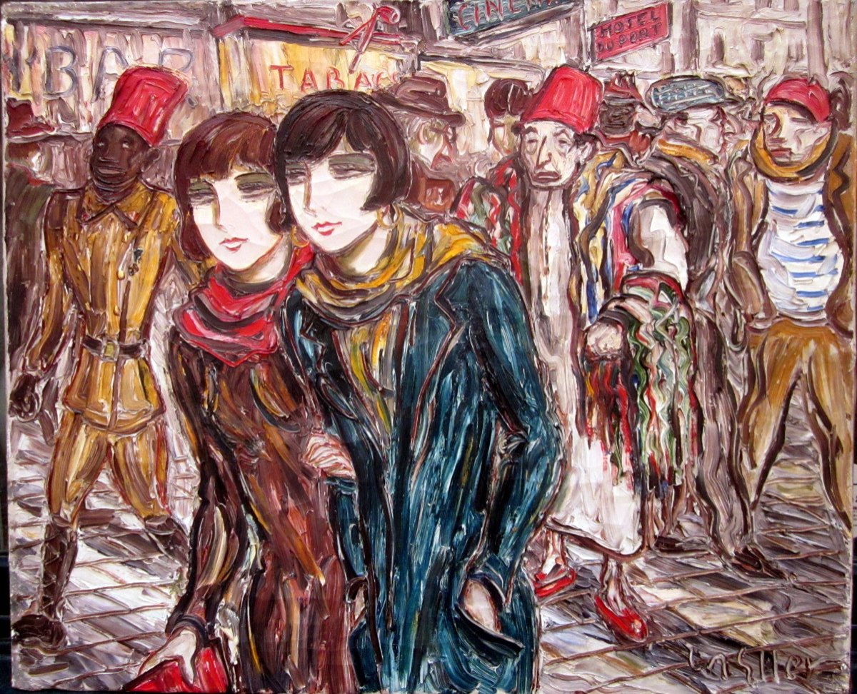 Eller Lucien Roudier Said (1894-1940) Lively Street Of The Old Neighborhoods In Marseille-photo-1