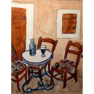 Auguste Chabaud (1882-1955) The Garden Table In 1909