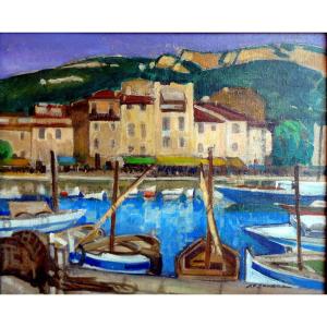 Jean-frédéric Canepa (1894-1981) Le Port De Cassis