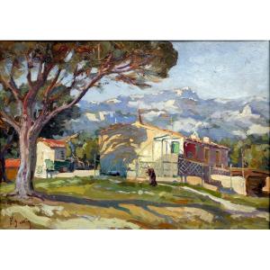 Fernand Salkin (1862-1937) Shed At Le Redon In The Suburbs Of Marseille
