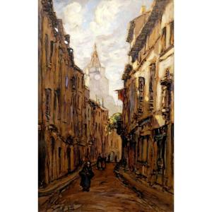 Joseph Hurard (1887-1956) Rue Des Vieux Quartiers