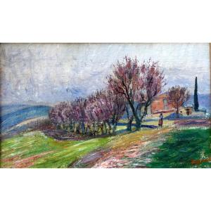 René Seyssaud (1867-1952) Paysage d'automne