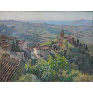 Marcel Dominique Poggioli (1882–1969) Magagnosc, Grasse, In 1943