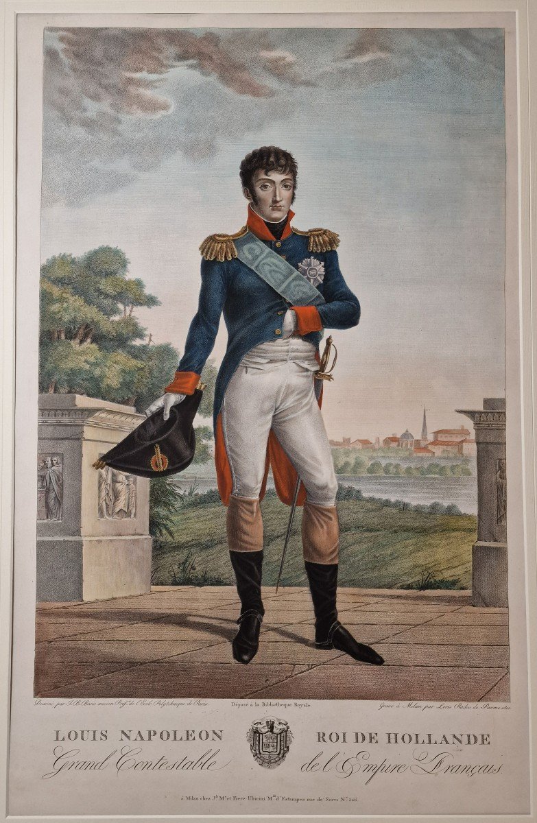 Rare Ensemble De 14 Portraits En Pied Napoléoniens-photo-3