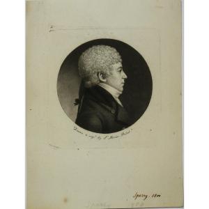 Physionotrace, Portrait Of Captain Jacob Sperry. 1800. St. Memin.