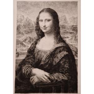 Jacquemart Jules, The Mona Lisa.