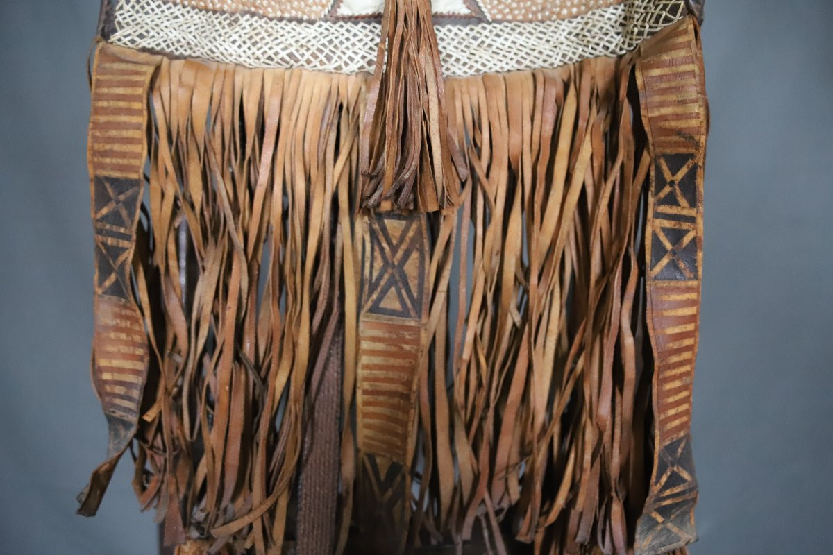 Tuareg Leather Bag Known As Arreg - Southern Algeria, Niger, Late 19th Early 20th Century-photo-4