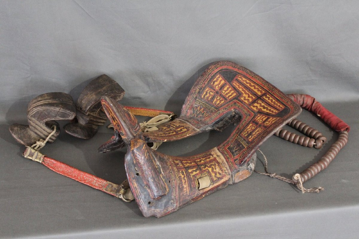 A Rare Chinese Yi Minority Saddle - China, Circa 1900-photo-3