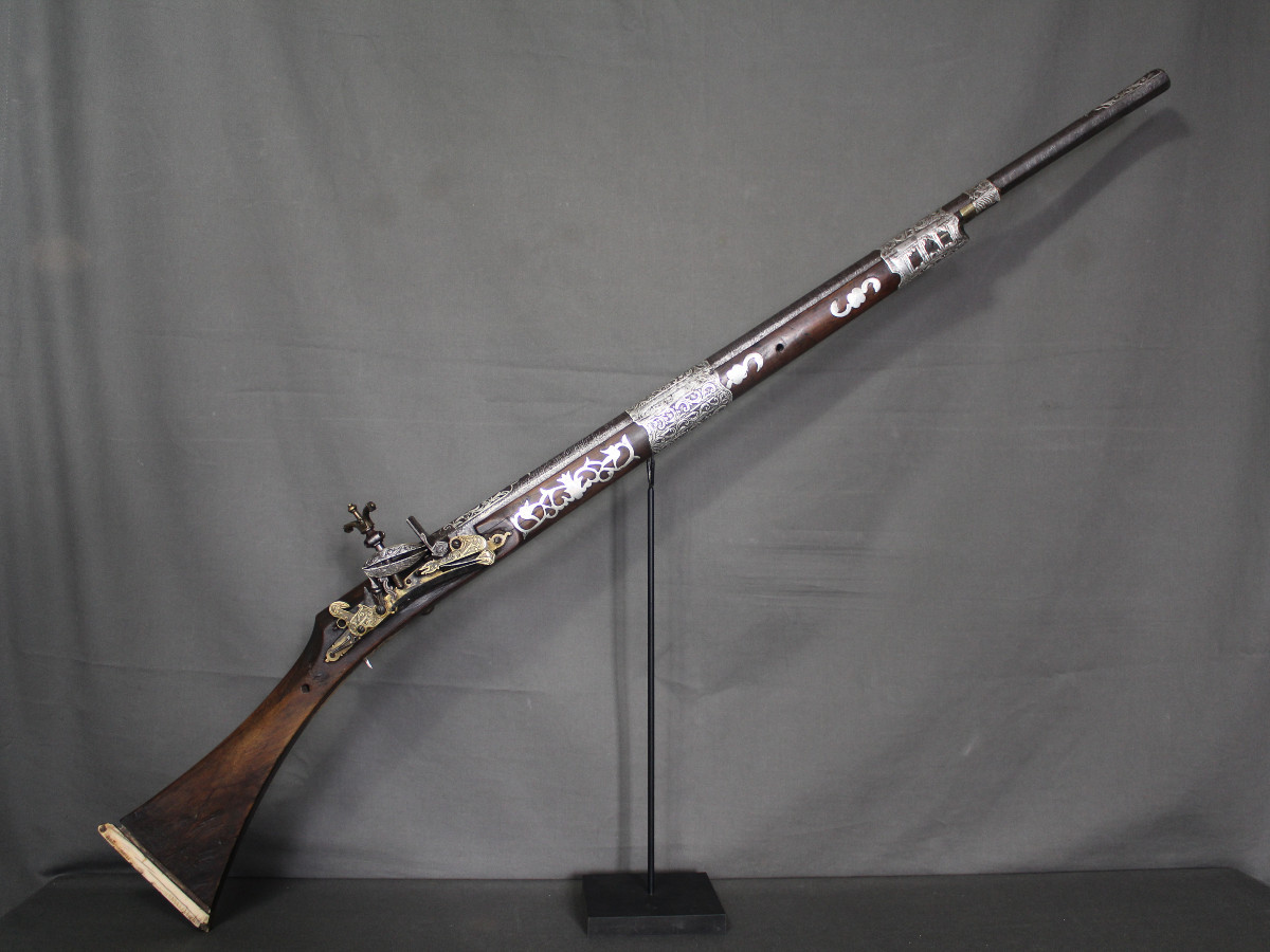 Algerian Moukhala Short Rifle With Damascus Barrel - Algeria, Dated 1855