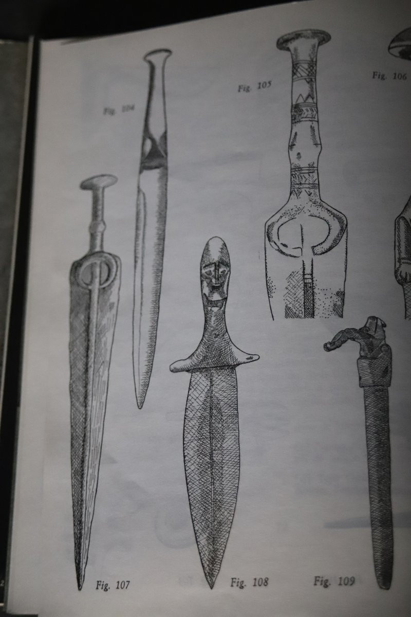Antique Bronze Dagger Typical Of The City Of Ur - Mesopotamia Or Luristan 2500-1000 Bc-photo-8