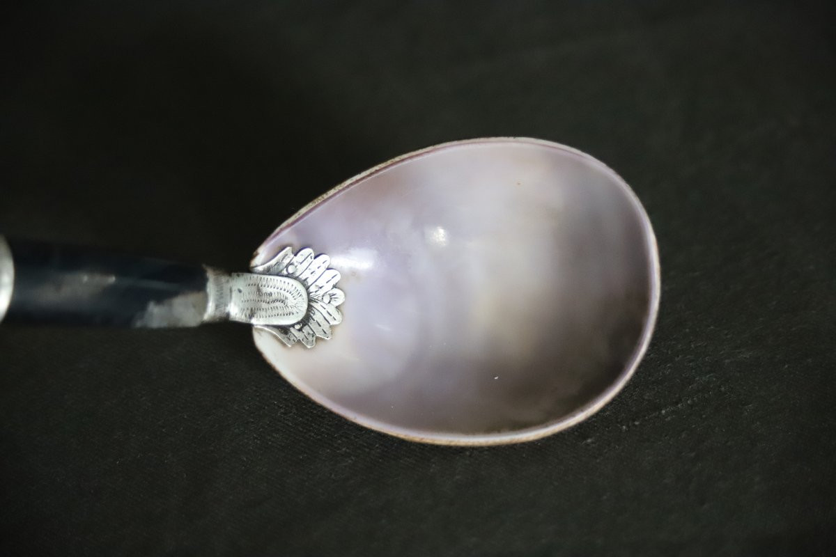 Sherbet Spoon - Ottoman Empire, Türkiye 19th Century-photo-2