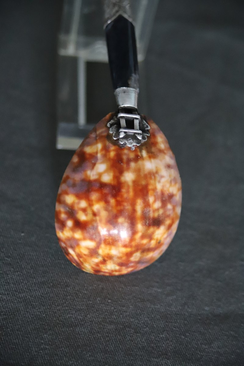 Sherbet Spoon - Ottoman Empire, Türkiye 19th Century-photo-3