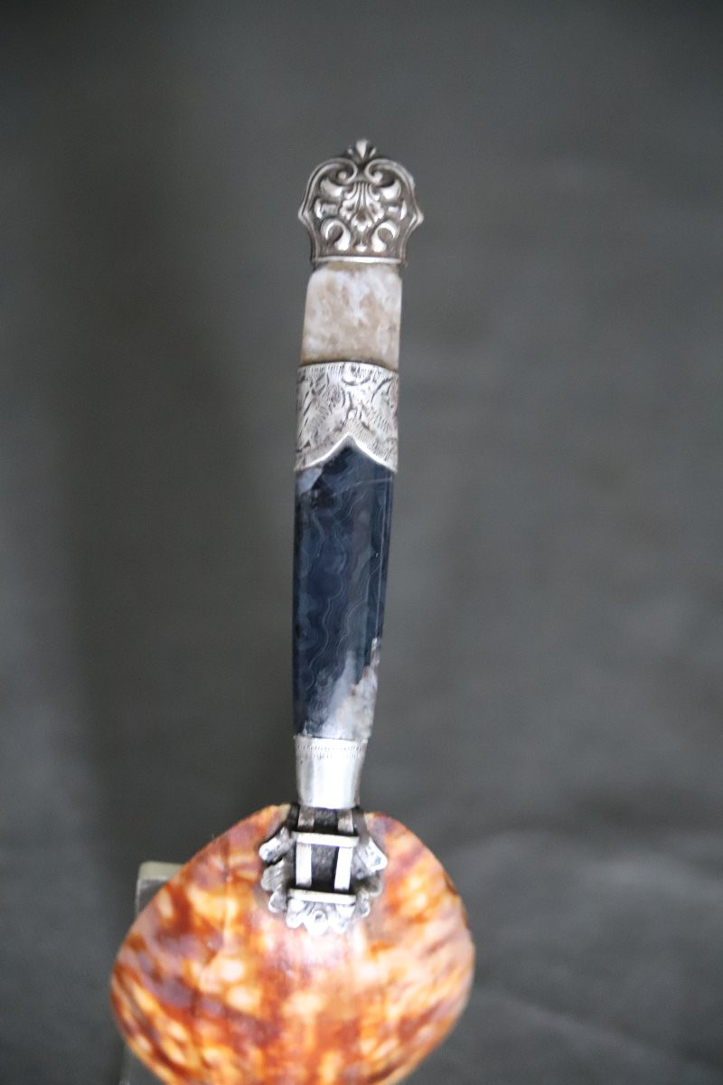 Sherbet Spoon - Ottoman Empire, Türkiye 19th Century-photo-5